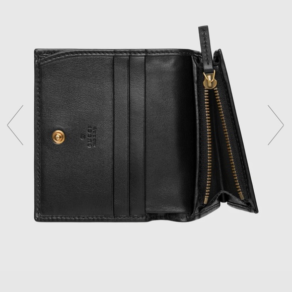 GG MARMONT CARD CASE WALLET GUCCI - Picture 5 of 8